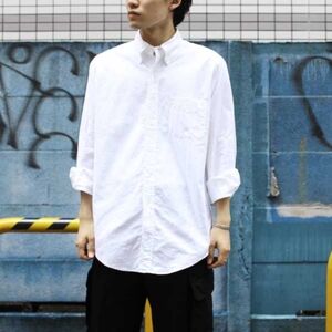 oRslow White Oxford Cloth Button Down Shirt